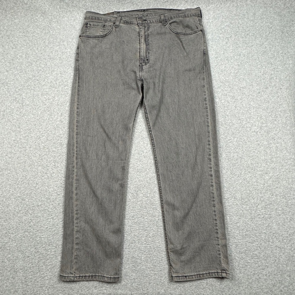 Levis 505 Regular Fit Straight Leg Denim Jeans 38x30 Classic Casual Workwear